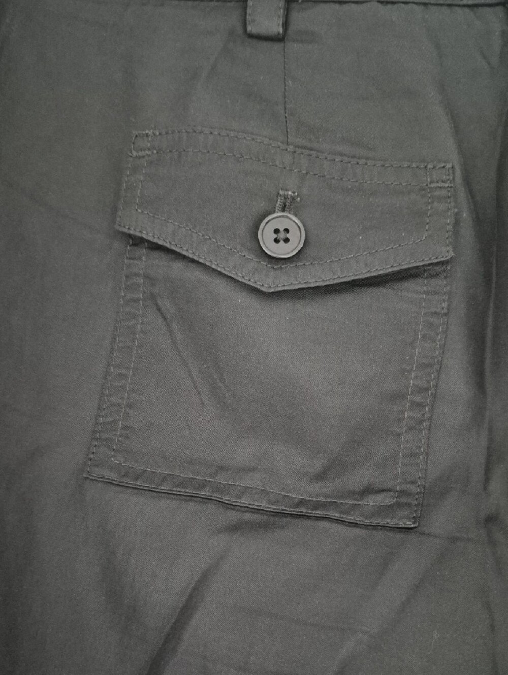 Talbots Black Cropped Zip-Pocket Capris - Picture 4 of 7